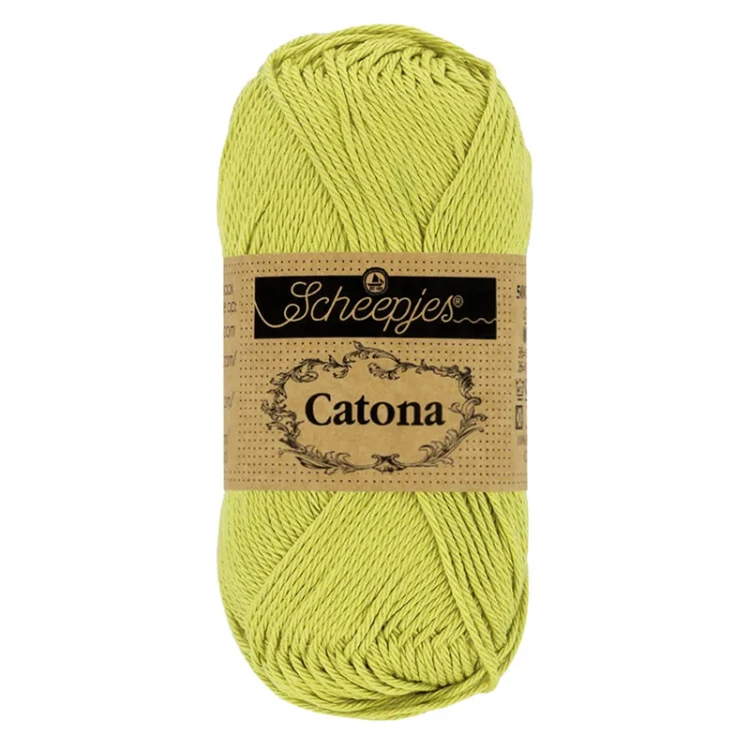 Włóczka Scheepjes Catona 512 / 50 g - limetka