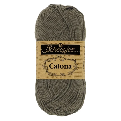 Włóczka Scheepjes Catona 387 / 50 g - ciemna oliwka