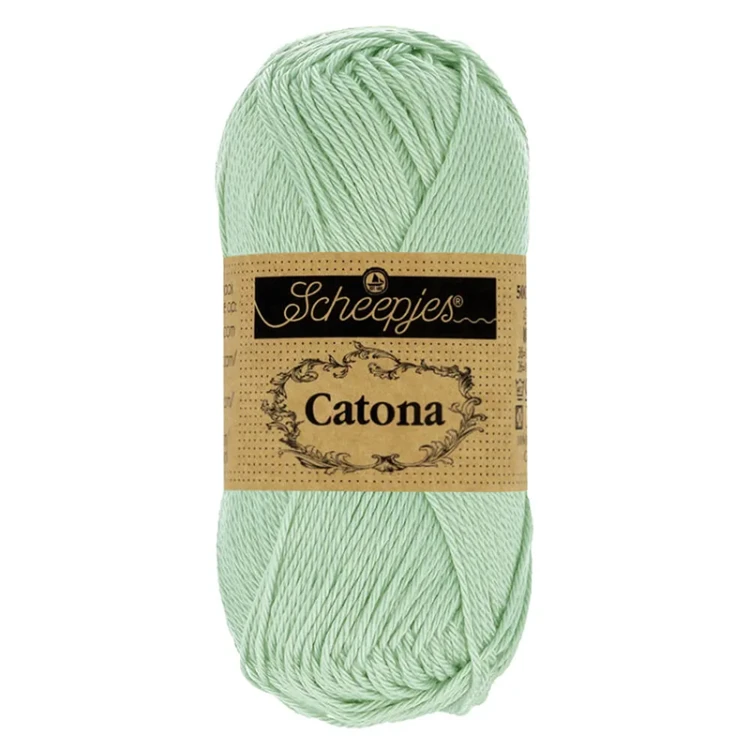 Włóczka Scheepjes Catona 402 / 50 g - srebrna zieleń