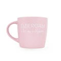 Kubek KOKONKI Accessories "Dziergam i to uwielbiam" / róż