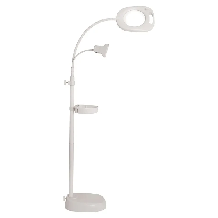 Lampa stojąca PURElite LED 4-in-1 ze szkłem powiększającym