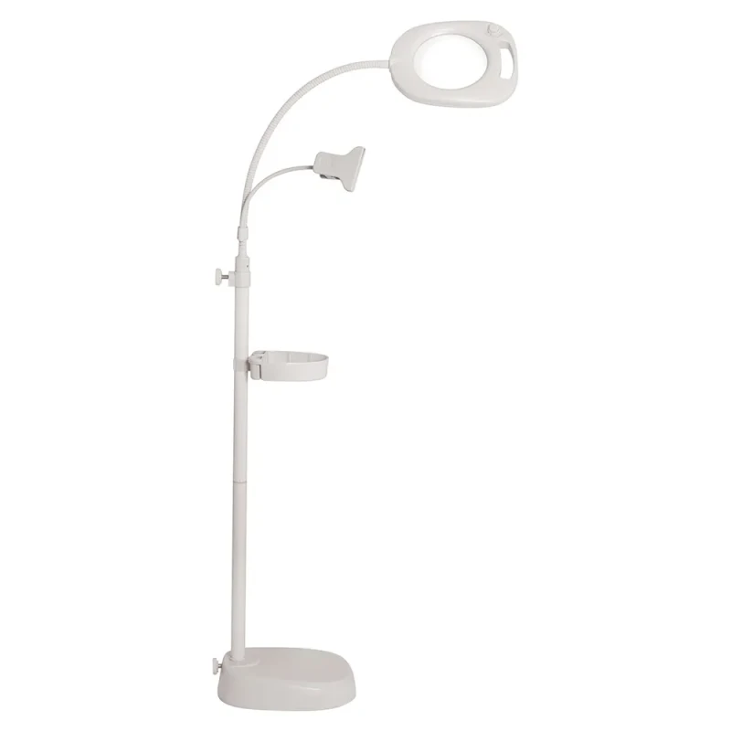 Lampa stojąca PURElite LED 4-in-1 ze szkłem powiększającym