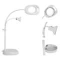 Lampa stojąca PURElite LED 4-in-1 ze szkłem powiększającym