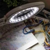 Lampa stojąca PURElite LED 4-in-1 ze szkłem powiększającym