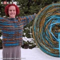 Autorka sweterka: Magda Ziarnek; rozmiar L; 4 motki; szydełko 5 mm