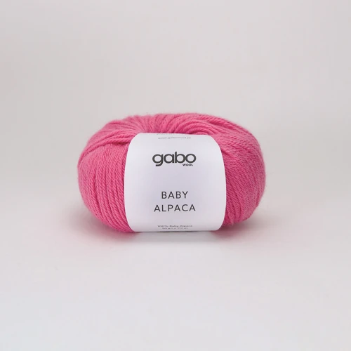 Włóczka Gabo Wool Baby Alpaca 1007 / candy róż