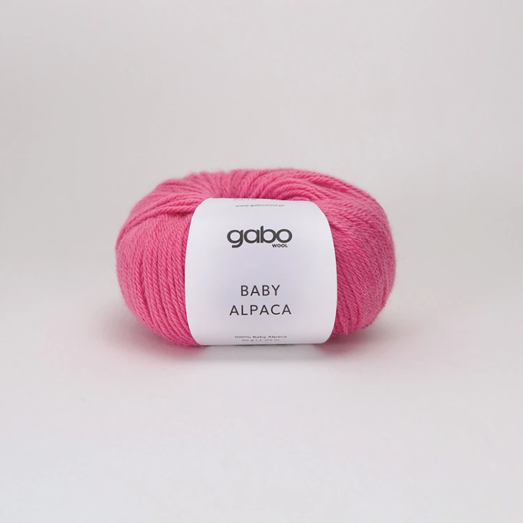 Włóczka Gabo Wool Baby Alpaca 1007 / candy róż