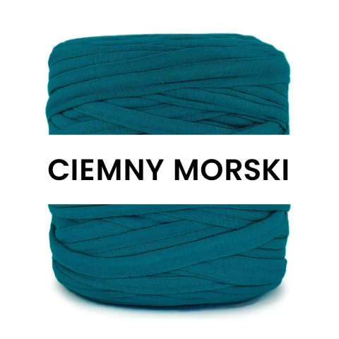 T-shirt Yarn Cotton Spaghetti / ciemny morski