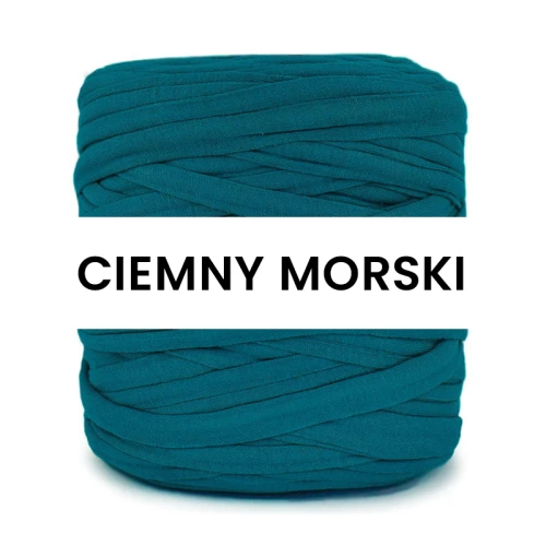 T-shirt Yarn Cotton Spaghetti / ciemny morski