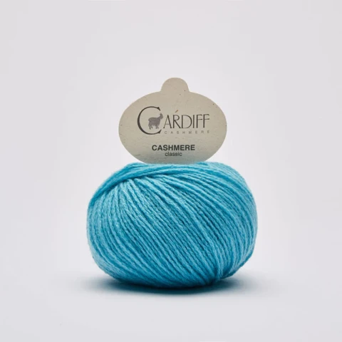 Włóczka Cardiff Cashmere Classic 605 / loto / turkus