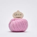Włóczka Cardiff Cashmere Classic 719 / vichy / chłodny róż