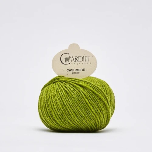 Włóczka Cardiff Cashmere Classic 725 / niwa / pesto