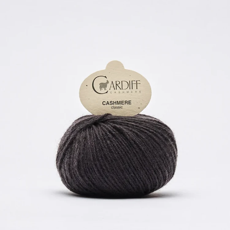 Włóczka Cardiff Cashmere Classic 729 / louvre / grafit
