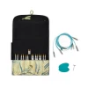 Zestaw drutów wymiennych HiyaHiya Sharp Premium Large 5" / 5.5 - 10.0 mm / etui liście oliwka - OSTRE