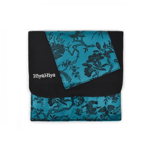 Zestaw drutów wymiennych HiyaHiya Sharp Premium Large 4" / 5.5 - 10.0 mm / etui kwiaty szmaragd - OSTRE