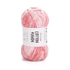 Włóczka tasiemkowa YarnArt Cotton Fusion / 100 g / 100% bawełna / 3643 / odcienie czerwieni