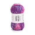 Włóczka tasiemkowa YarnArt Cotton Fusion / 100 g / 100% bawełna / 3647 / mix fioletowo-różowy
