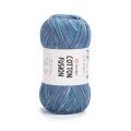 Włóczka tasiemkowa YarnArt Cotton Fusion / 100 g / 100% bawełna / 3657 / mix denim