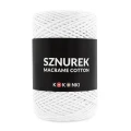 Sznurek Macrame Cotton by KOKONKI 2mm / rolka 200m / biel