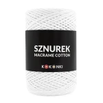 Sznurek Macrame Cotton by KOKONKI 2mm / rolka 200m / 200 biel