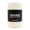 Sznurek Macrame Cotton by KOKONKI 2mm / rolka 200m / krem