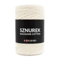 Sznurek Macrame Cotton by KOKONKI 2mm / rolka 200m / krem