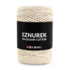 Sznurek Macrame Cotton by KOKONKI 2mm / rolka 200 m / ciepły beż
