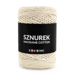 Sznurek Macrame Cotton by KOKONKI 2mm / rolka 200 m / 201 ciepły beż
