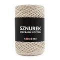 Sznurek Macrame Cotton by KOKONKI 2mm / rolka 200m / lniany