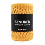 Sznurek Macrame Cotton by KOKONKI 2mm / rolka 200m / 219 musztarda