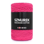Sznurek Macrame Cotton by KOKONKI 2mm / rolka 200m / 238 fuksja