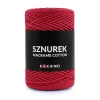 Sznurek Macrame Cotton by KOKONKI 2mm / rolka 200m / czerwień