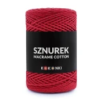 Sznurek Macrame Cotton by KOKONKI 2mm / rolka 200m / 241 czerwień