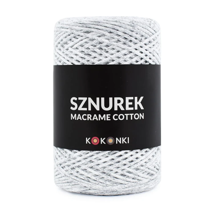 Sznurek Macrame Cotton by KOKONKI 2mm / rolka 200m / brzózka