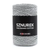 Sznurek Macrame Cotton by KOKONKI 2mm / rolka 200m / szary