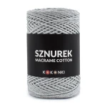 Sznurek Macrame Cotton by KOKONKI 2mm / rolka 200m / 288 szary