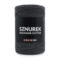 Sznurek Macrame Cotton by KOKONKI 2mm / rolka 200m / grafit