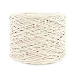 PREMIUM Šňůrka bavlněná by KOKONKI 5mm / cívka 500m / 5502 krém