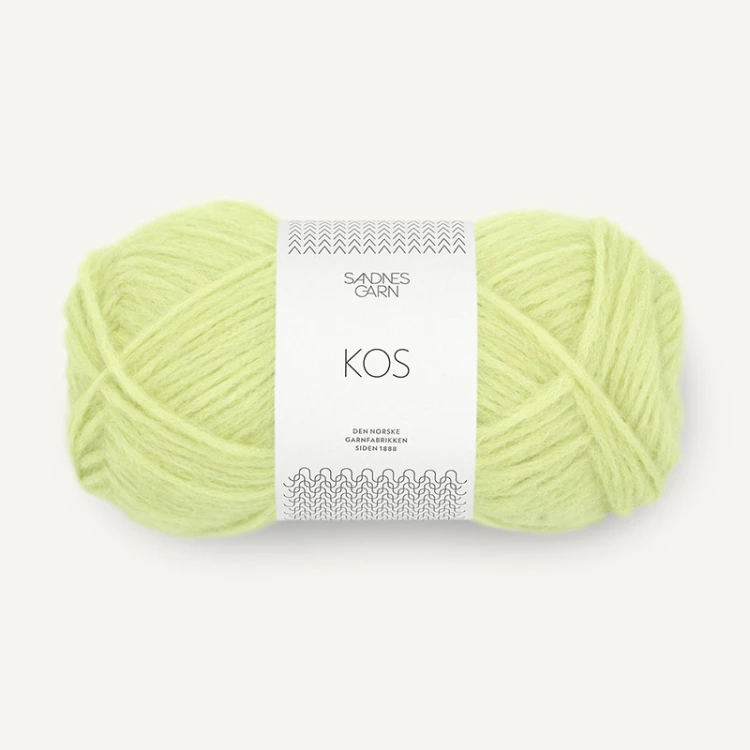 Włóczka Sandnes Garn Kos 9523 / kiwi