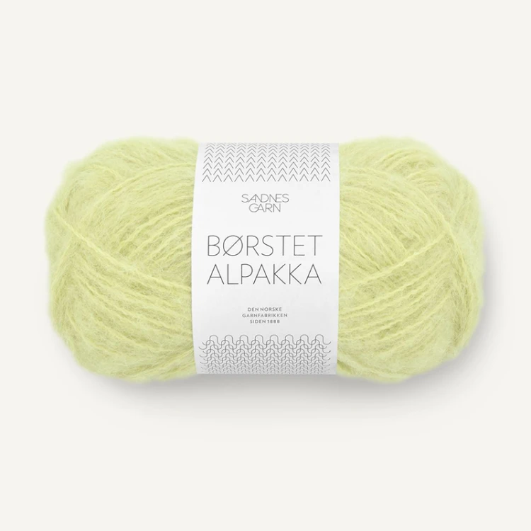 Włóczka Sandnes Garn Borstet Alpakka 9523 / kiwi