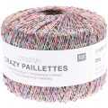 Nić / Włóczka fantazyjna Rico Design Creative Crazy Paillettes 001 / puder