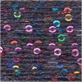 Nić / Włóczka fantazyjna Rico Design Creative Crazy Paillettes 002 / antracyt