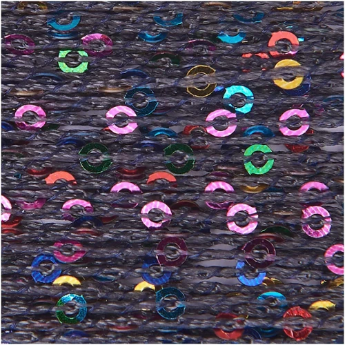 Nić / Włóczka fantazyjna Rico Design Creative Crazy Paillettes 002 / antracyt