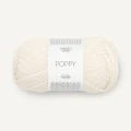 Włóczka Sandnes Garn Poppy 1002 / ecru