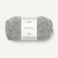 Włóczka Sandnes Garn Poppy 1042 / szary melanż