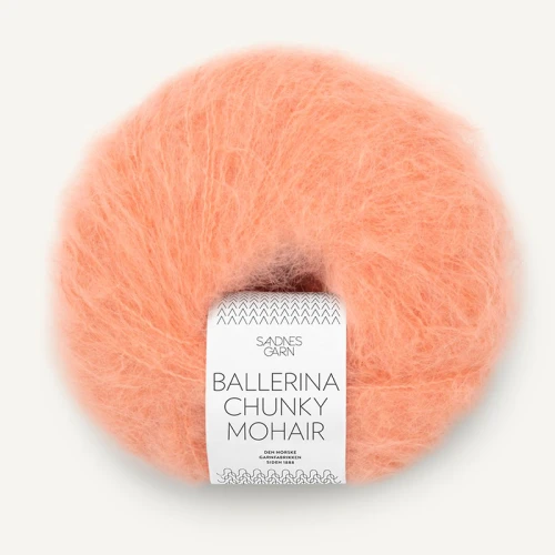 Włóczka Sandnes Garn Ballerina Chunky Mohair 3313 / brzoskwinia
