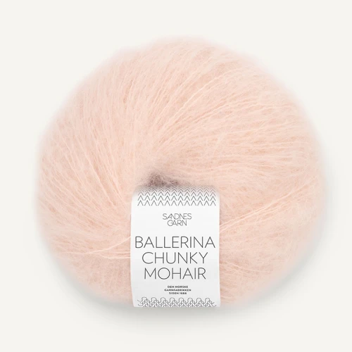 Włóczka Sandnes Garn Ballerina Chunky Mohair 3509 / jasna brzoskwinia