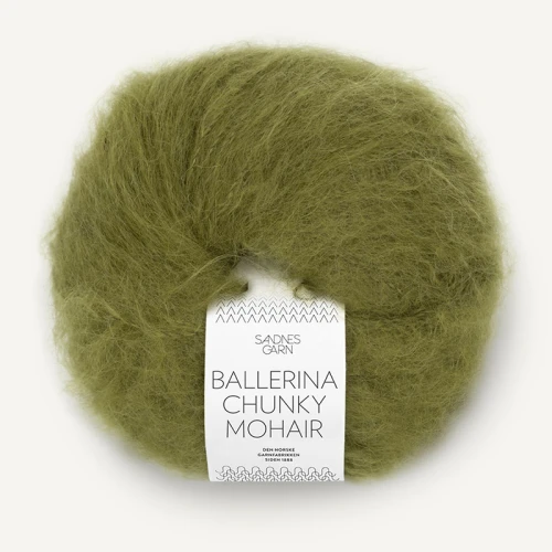 Włóczka Sandnes Garn Ballerina Chunky Mohair 9563 / leśna zieleń