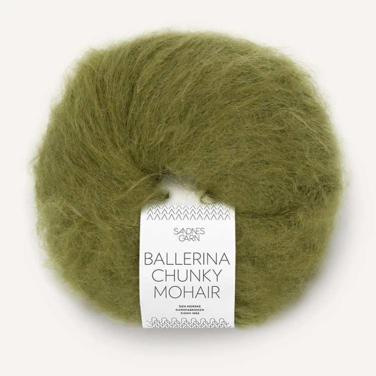 Włóczka Sandnes Garn Ballerina Chunky Mohair 9563 / leśna zieleń