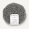 Włóczka Sandnes Garn Tynn Silk Mohair 1053 / średni szary melanż